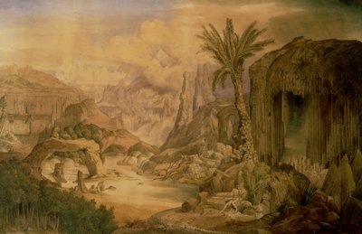 Arquitectura: Su Modelo Natural, c.1838 de Joseph Michael Gandy
